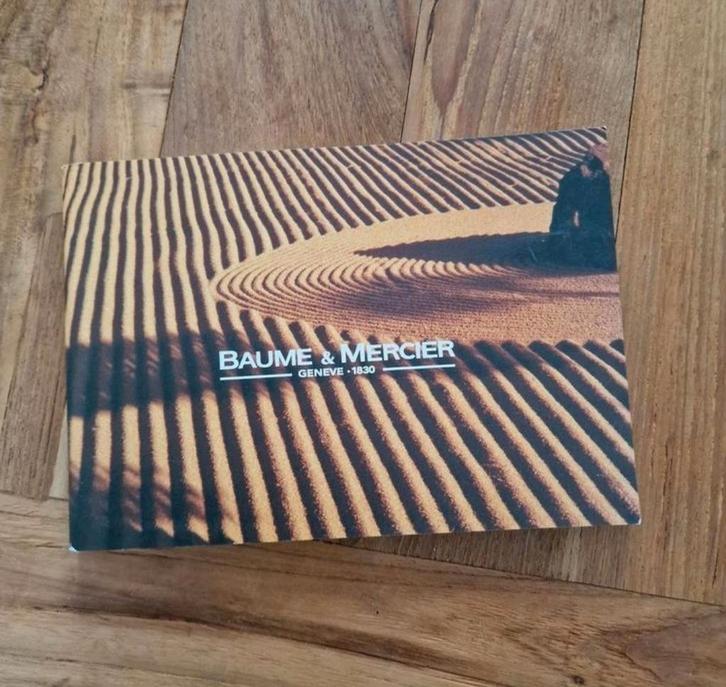 Horloge boekje Baume & Mercier, Boeken, Catalogussen en Folders, Zo goed als nieuw, Ophalen of Verzenden
