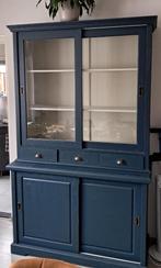 Buffetkast - Blauw, Huis en Inrichting, Kasten | Buffetkasten, Ophalen, Gebruikt, 200 cm of meer, Met deur(en)