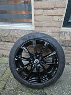 Set Zomerbanden + Velgen., Auto-onderdelen, Banden en Velgen, Ophalen, Banden en Velgen, 17 inch, Zomerbanden