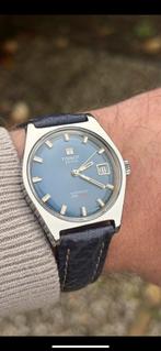 Tissot herenhorloge vintage, Ophalen of Verzenden, Zo goed als nieuw, Zwart, Android