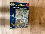 Jan van Haasteren puzzels 2x1000 st Safari en De Storm, Ophalen of Verzenden, Zo goed als nieuw