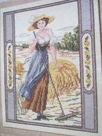 Borduurpatroon  Boerin aan het hooien  nr 8176, Verzenden, Nieuw, Handborduren, Patroon