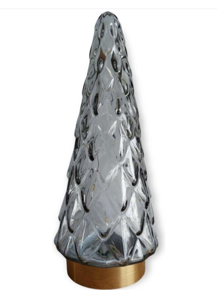 Elzet gifts & living glazen led boompje, Diversen, Kerst, Nieuw, Ophalen of Verzenden