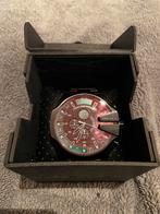 Diesel DZ4318 Mega chief horloge, Ophalen of Verzenden, Zo goed als nieuw, Staal, Overige merken