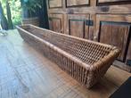 Birma rieten stokbrood mand 62 cm, Mand, Ophalen of Verzenden, Zo goed als nieuw, Riet