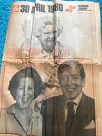 Haagsche Courant 30 April 1980 - Inhuldiging Beatrix, Ophalen of Verzenden, Gelezen, Krant