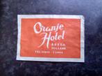 Lucifermerk Breda Oranje Hotel, Verzamelen, Ophalen, Gebruikt, Luciferdoosjes of -merken