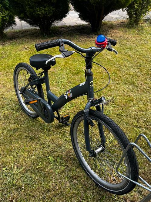 ‍️ Stoere jongensfiets – grijs/zwart, Fietsen en Brommers, Fietsen | Kinderfietsjes, Zo goed als nieuw, 20 inch of meer, Ophalen
