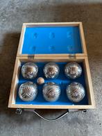 Jeux de boules set in houten kist, Een of twee spelers, Ophalen, Gebruikt