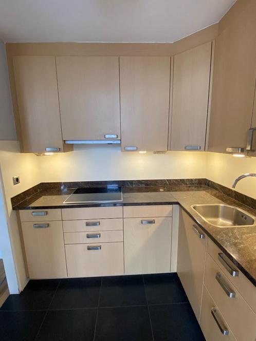 Complete hoekkeuken, Huis en Inrichting, Keuken | Complete keukens, Gebruikt, Hoekkeuken, Bruin, Graniet of Steen, Ophalen