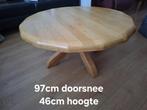 Mooie eikenhouten salontafel, Huis en Inrichting, Tafels | Salontafels, Ophalen, Gebruikt, 50 tot 100 cm, Minder dan 50 cm