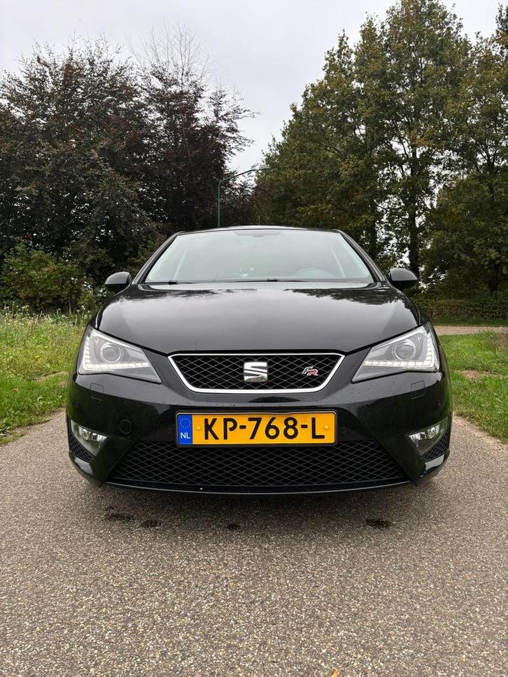 Seat Ibiza 1.0 TSI 70KW 5DRS 2016 Zwart, Auto's, Seat, Particulier, Adaptieve lichten, Adaptive Cruise Control, Airbags, Airconditioning