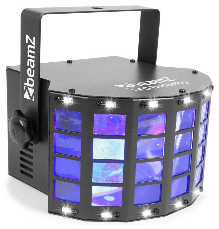LED Beamz Butterfly met stroboscoop, Muziek en Instrumenten, Licht en Laser, Nieuw, Licht, Geluidgestuurd, Kleur, Stroboscoopeffect