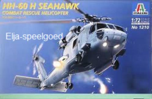ITALERI HH-60 H SEAHAWK 1:72 1210 Helikopter modelbouw, Hobby en Vrije tijd, Modelbouw | Vliegtuigen en Helikopters, Nieuw, Helikopter