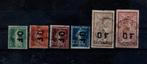 D64) 1920 Franse bez Castellorizo Mi 29/34 €2200 opdruk?, Postzegels en Munten, Postzegels | Europa | Frankrijk, Ophalen of Verzenden