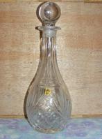 004 Mooie Kristal Wijn Decanter Karaf H 32 cm B 11,5 cm, Ophalen of Verzenden