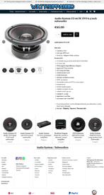 Audio System CO 06 DC EVO 6.5 inch subwoofer high efficiënt, Info@optimount.nl, Nieuw, Ophalen of Verzenden, Anholtseweg 48A 7091 HB DINXPERLO
