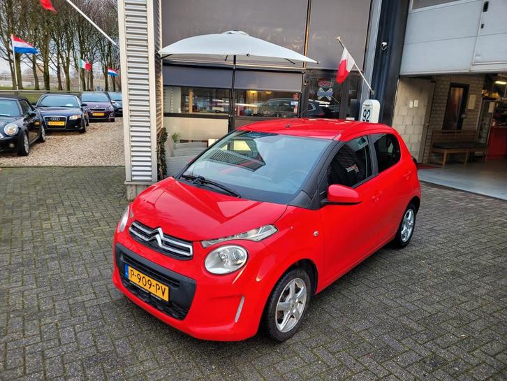 Citroën C1 1.0 E VTI Business 5-DRS 2015 Rood Airco, Auto's, Citroën, Bedrijf, C1, Benzine, A, Hatchback, Handgeschakeld, Geïmporteerd