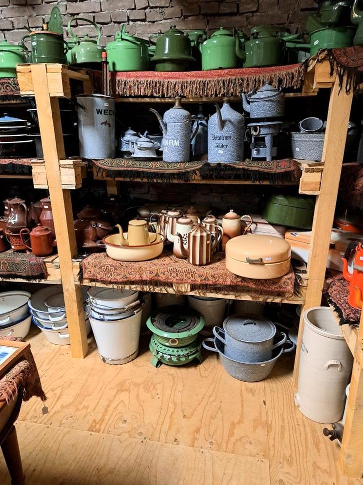 Teil emaille, Antiek en Kunst, Antiek | Emaille, Ophalen