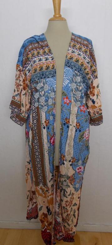100% katoen lang boho/Ibiza kimono/vest/jurk! L/XL beschikbaar voor biedingen