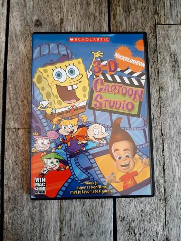 Nickelodeon 3d cartoon studio pc game computer spel
