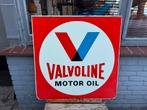 VALVOLINE motor olie oud reclamebord, Verzamelen, Ophalen, Reclamebord, Gebruikt, .
