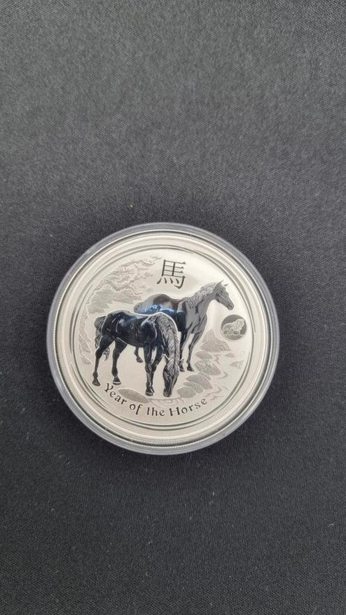 Year of the Horse 2014 1 oz - 999 zilver - Lunar II, Postzegels en Munten, Edelmetalen en Baren, Zilver, Ophalen of Verzenden