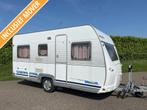 DETHLEFFS 430 DB VOORTENT VAST BED MOVER 6995,, Caravans en Kamperen, Caravans, Niet ingevuld, Standaardzit, Bedrijf, Niet ingevuld