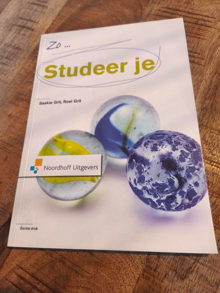 Saskia Grit - Zo studeer je, Ophalen of Verzenden, Nieuw, Saskia Grit; Roel Grit