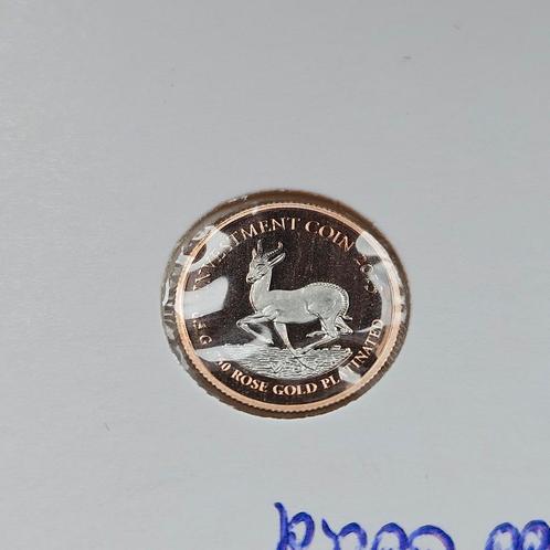 0.5 gram rose gouden munt investment coin, Postzegels en Munten, Edelmetalen en Baren, Zilver, Ophalen of Verzenden