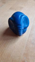Blauw olifantje van keramiek., Ophalen of Verzenden, Zo goed als nieuw, Dier