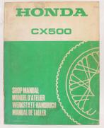 Honda CX500 shop manual, werkplaatsboek, Motoren, Handleidingen en Instructieboekjes, Honda