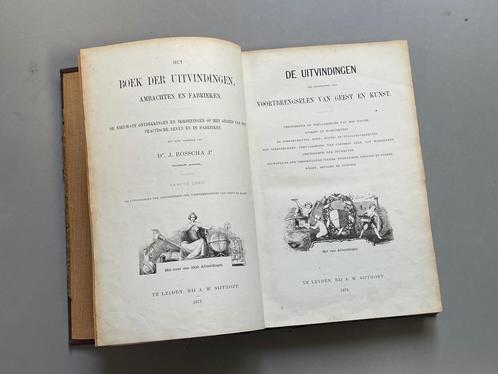 Het boek der uitvindingen. (Boekdrukkunst / Bouwkunst) 1875, Antiek en Kunst, Antiek | Boeken en Bijbels, Ophalen of Verzenden