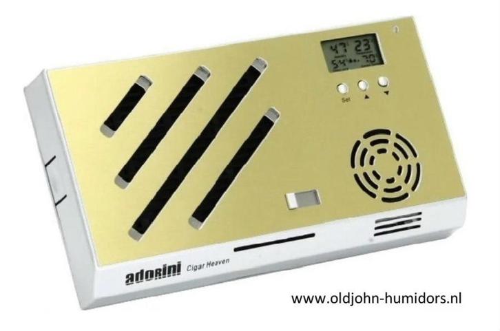 HUMIDOR BEVOCHTIGER ADORINI CIGAR. HEAVEN 2e GEN ELECTR bv15, Verzamelen, Rookartikelen, Aanstekers en Luciferdoosjes, Nieuw, Tabaksdoos of Verpakking