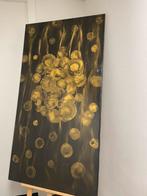 Uniek Epoxy Kunstwerk – Handgemaakt Black/Gold, Antiek en Kunst, Kunst | Schilderijen | Abstract, Ophalen