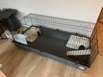 Ferplast caviahok 1,40 x 0,70 met complete benodigdheden., Dieren en Toebehoren, 110 cm of meer, Zo goed als nieuw, Hok, Cavia