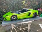 Pocher Lamborghini Aventador Roadster 1/8 Candy Lime, Hobby en Vrije tijd, Ophalen, Zo goed als nieuw, 1:5 t/m 1:8, Auto