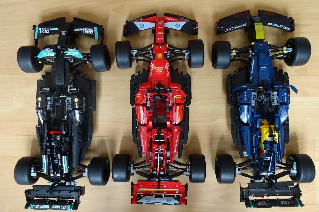 F1 race auto's  speelgoed bouwstenen compatibel 58 cm, Ophalen of Verzenden, Gebruikt, Overige merken