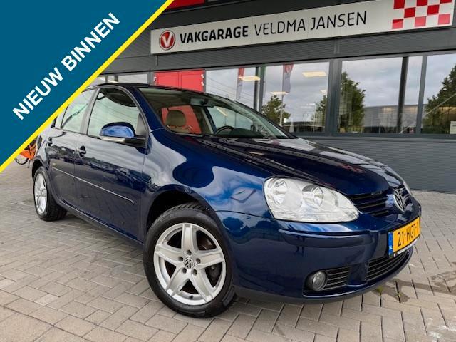 Volkswagen Golf 1.6 FSI COMFORTLINE 5-DRS. + ECC/LMV/LEDER, Auto's, Volkswagen, Bedrijf, Te koop, Golf, ABS, Airbags, Airconditioning
