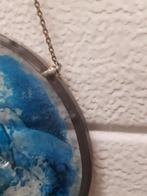 -	glas in lood prent kinderen met lam, Ophalen of Verzenden