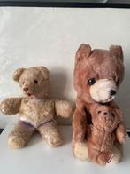 Beer met babybeer en beer met rode tong/bruine ogen, Ophalen of Verzenden, Gebruikt, Stoffen beer, Overige merken