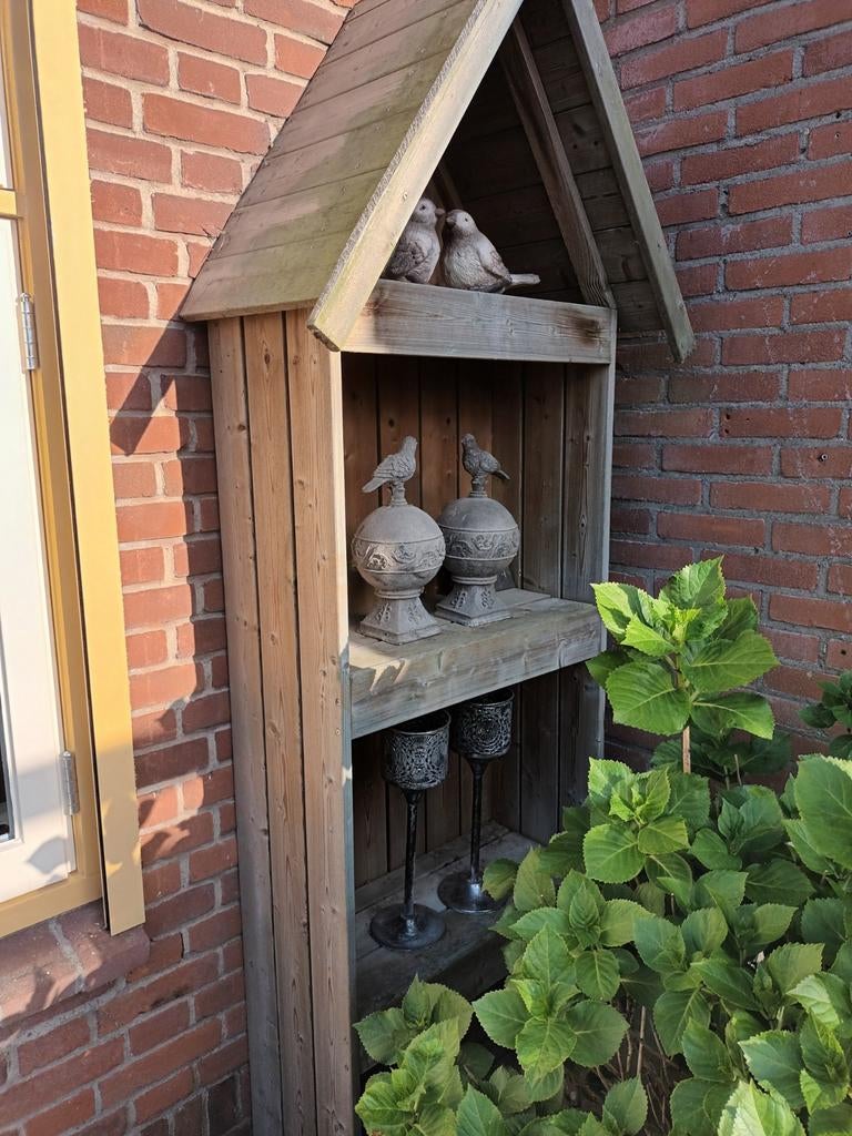 Mooi tuinkastje, Ophalen, Hout, Overige typen