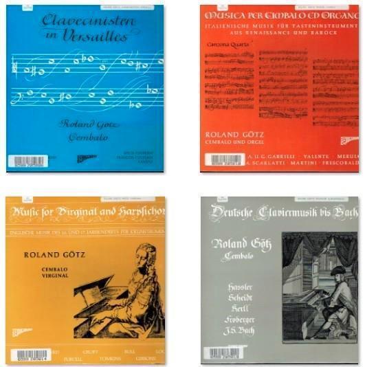 Roland Götz Cembalo Harpsichord Virginal Organ  4 LP, Cd's en Dvd's, Vinyl | Klassiek, Kamermuziek, Verzenden, Zo goed als nieuw