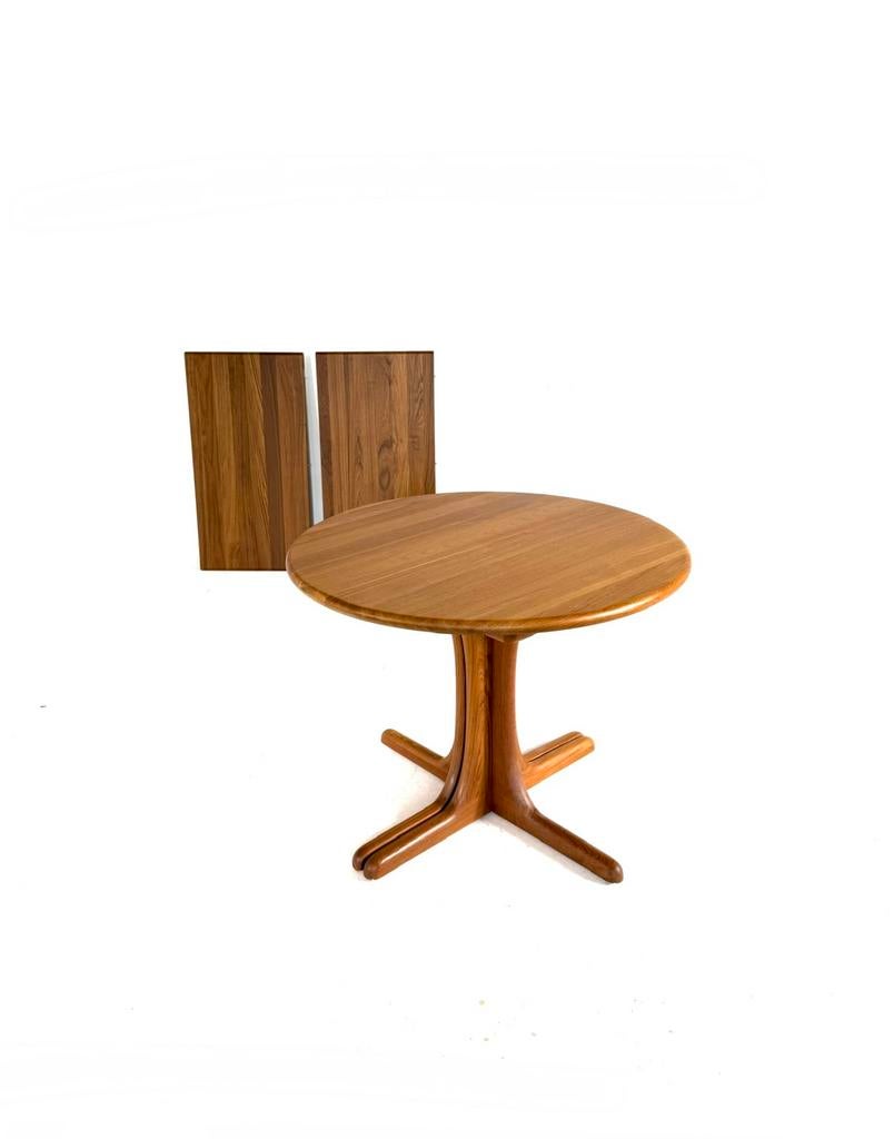 Vintage verlengbare Deense eettafel, Axelsen Møbler ‘00, Huis en Inrichting, Tafels | Eettafels, Zo goed als nieuw, 50 tot 100 cm