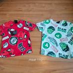 Spiderman en Hulk shirt maat 110, Ophalen of Verzenden, Maat 110