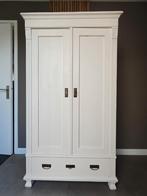 Landelijke brocante antieke legkast linnenkast spekkast., Ophalen, Gebruikt, 100 tot 150 cm, 150 tot 200 cm