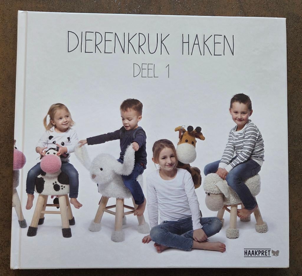 Dierenkruk haken Deel 1 - Anja Toonen, Verzenden, Zo goed als nieuw, Haken, Patroon of Boek