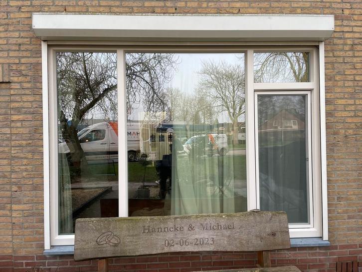 Nieuw Gealan kunststof kozijn - Crème RAL9001, Doe-het-zelf en Verbouw, Kozijnen en Schuifpuien, Nieuw, Raamkozijn, Kunststof