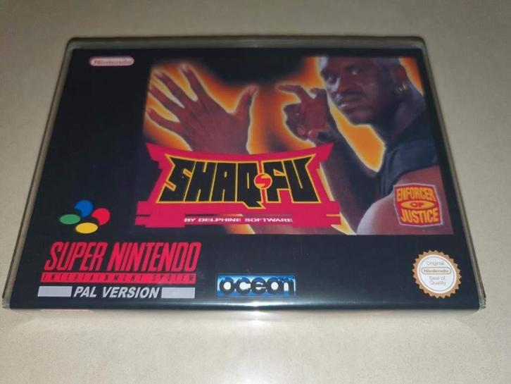 Shaq Fu SNES Game Case, Spelcomputers en Games, Games | Nintendo Super NES, Zo goed als nieuw, Avontuur en Actie, 1 speler, Vanaf 3 jaar
