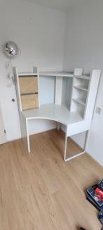 Hoekbureau, Ophalen, Gebruikt, Hoekbureau, Wit